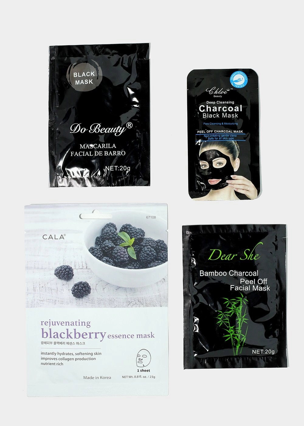 12-Piece Glowy Skin Sheet Mask Set