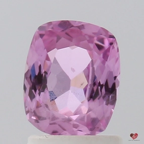 1.41cts Rectangle Cushion Deep Rose Pink Champagne Sapphire
