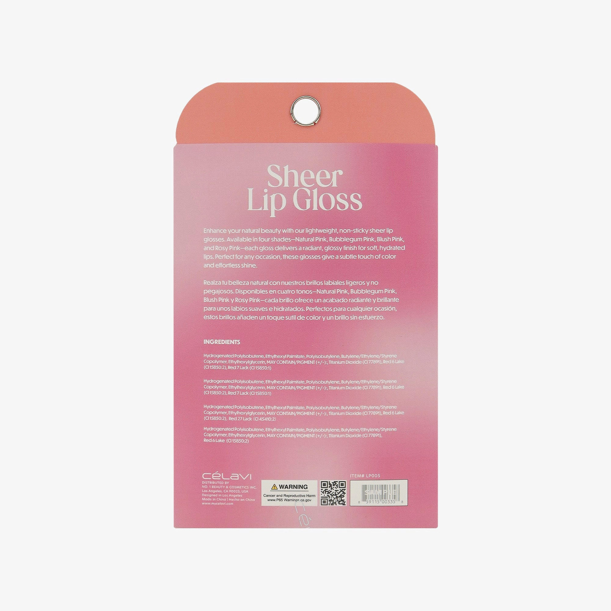 4PC LIP GLOSS SET