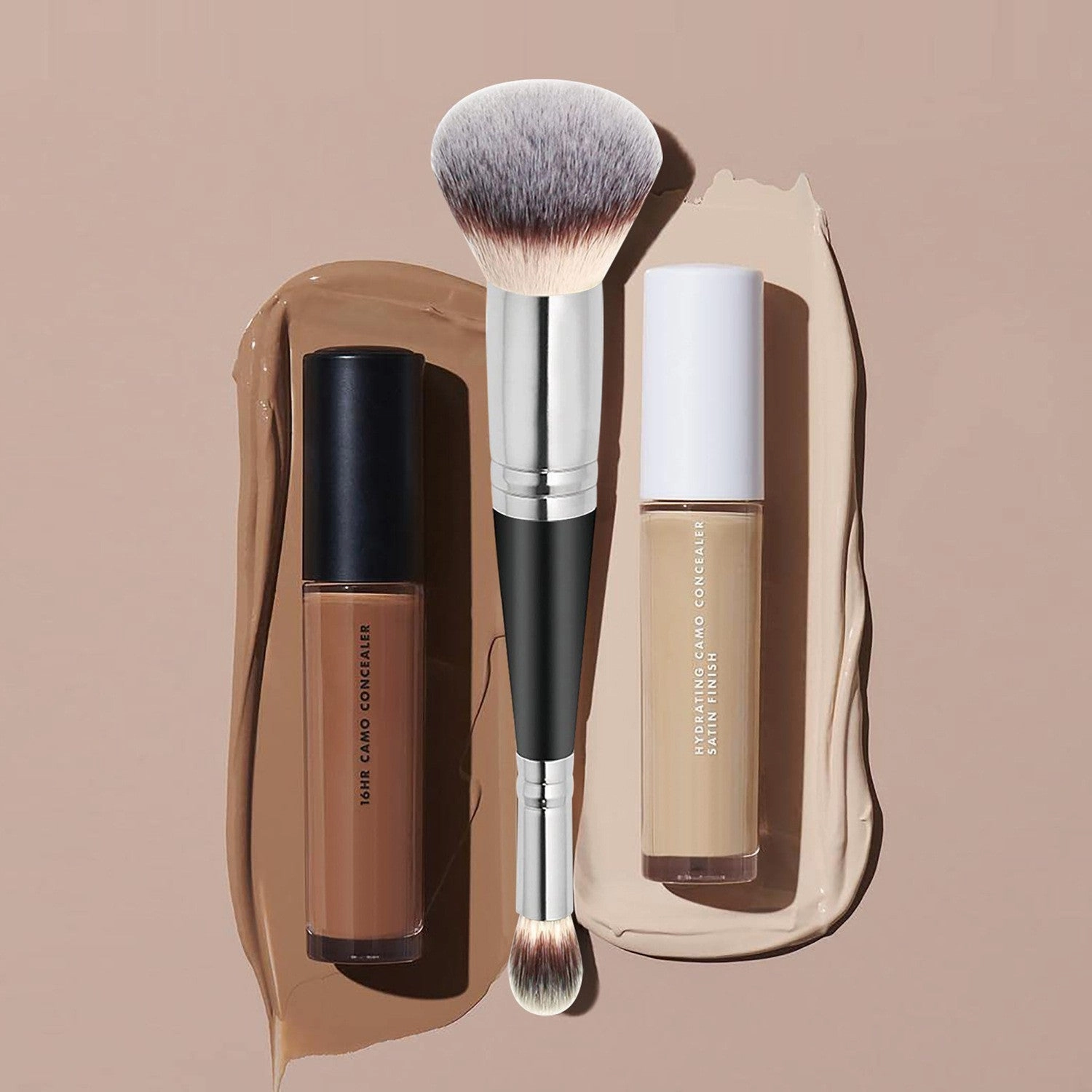 【MB25】Dual-ended Foundation Brush