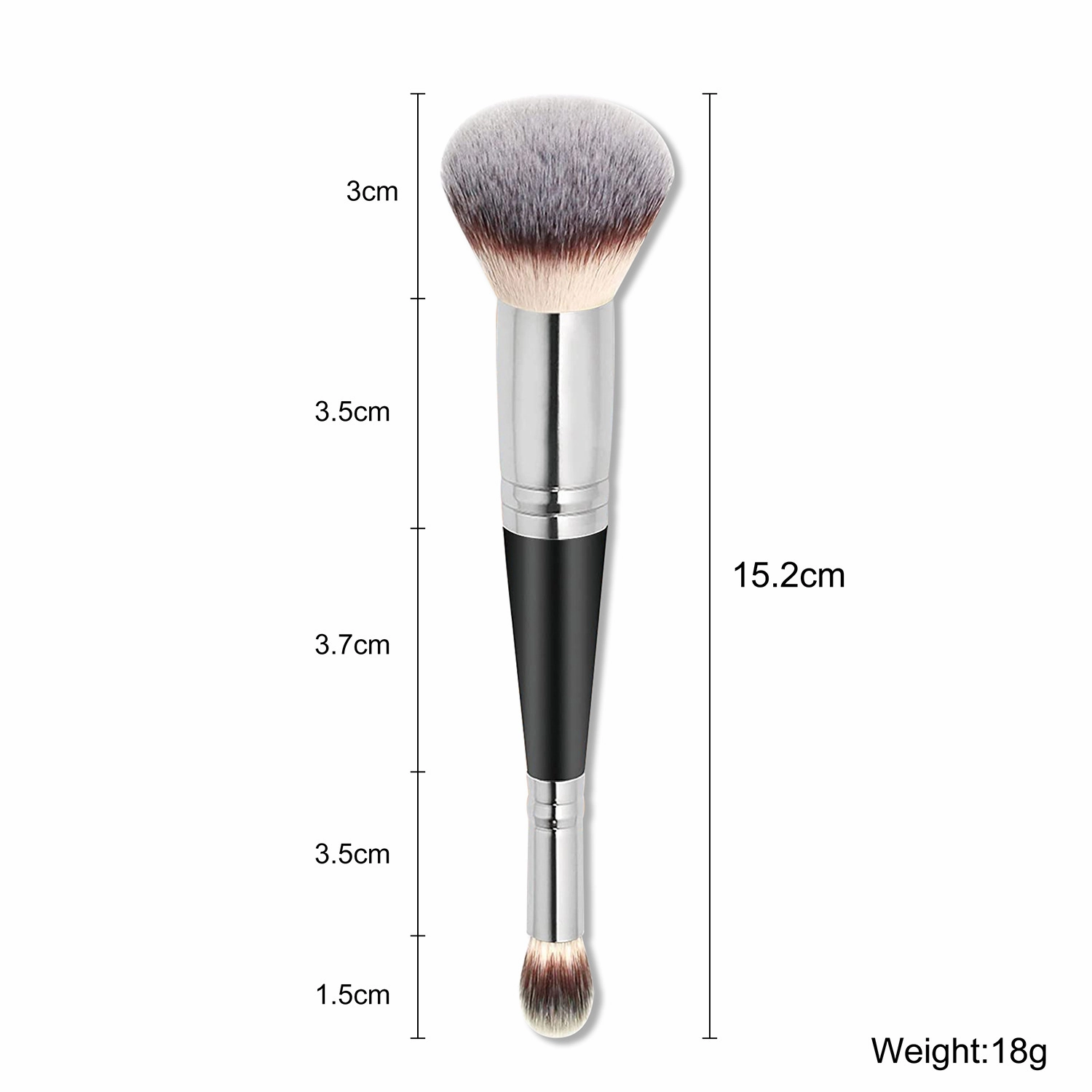 【MB25】Dual-ended Foundation Brush
