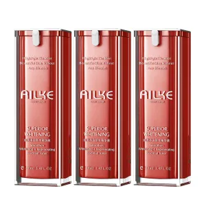AILKE Superior Brightening & Smoothen & Regenerating Essential Toner, Clean Skin with Vitamin C, Natural Rose Oil, Improve Dull Skin Face Serum, Reduce Dark Spots, Fine Lines, 1.4 fl oz (Pack of 3)