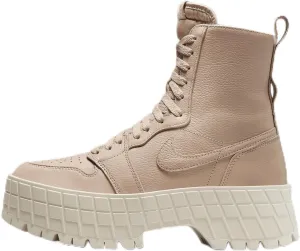 Air Jordan 1 Brooklyn Women's Boots (FJ5737-200, Legend Medium Brown/Legend Medium Brown) Size 11.5