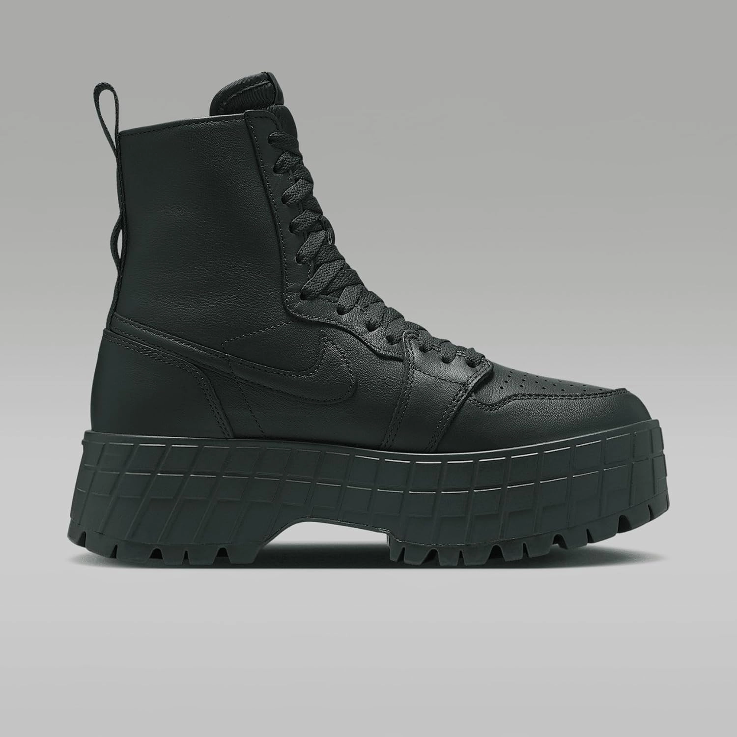 Air Jordan 1 Brooklyn Women's Boots (FJ5737-300, Deepest Green/Deepest Green/Black)