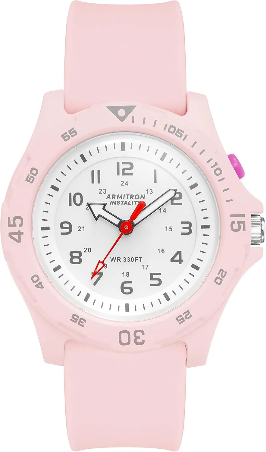 Armitron Sport Women's Easy to Read Silicone Strap Watch, 25/6452