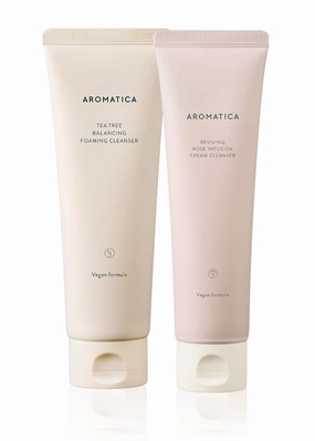 AROMATICA Tea Tree Cleanser   Rose Cleanser