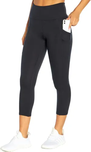 Balance Collection Women's Easy Eclipse High Rise Pocket Capri Legging