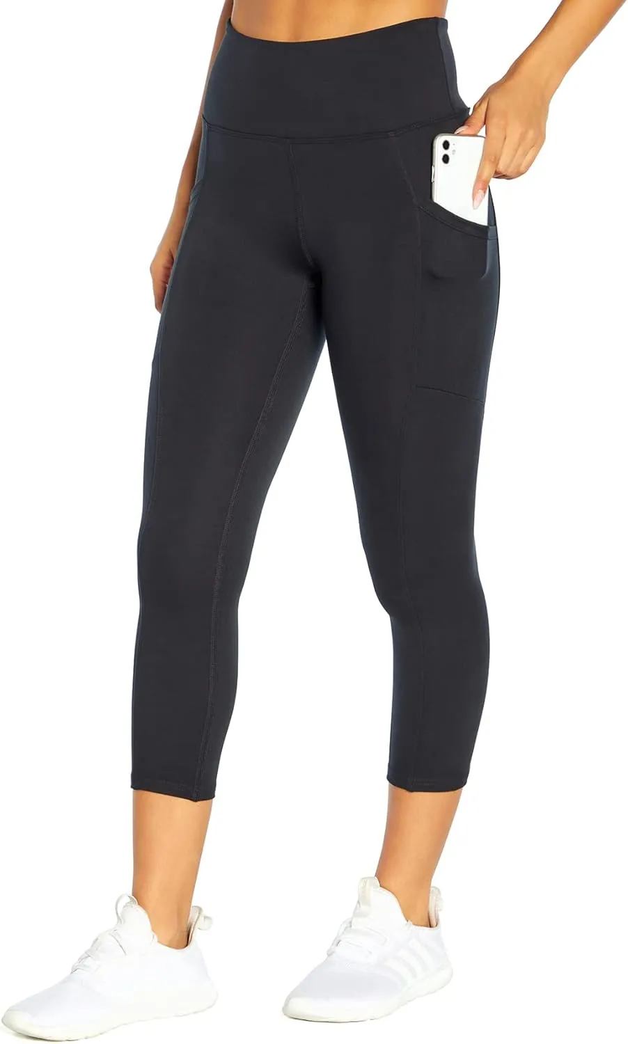 Balance Collection Women's Easy Eclipse High Rise Pocket Capri Legging