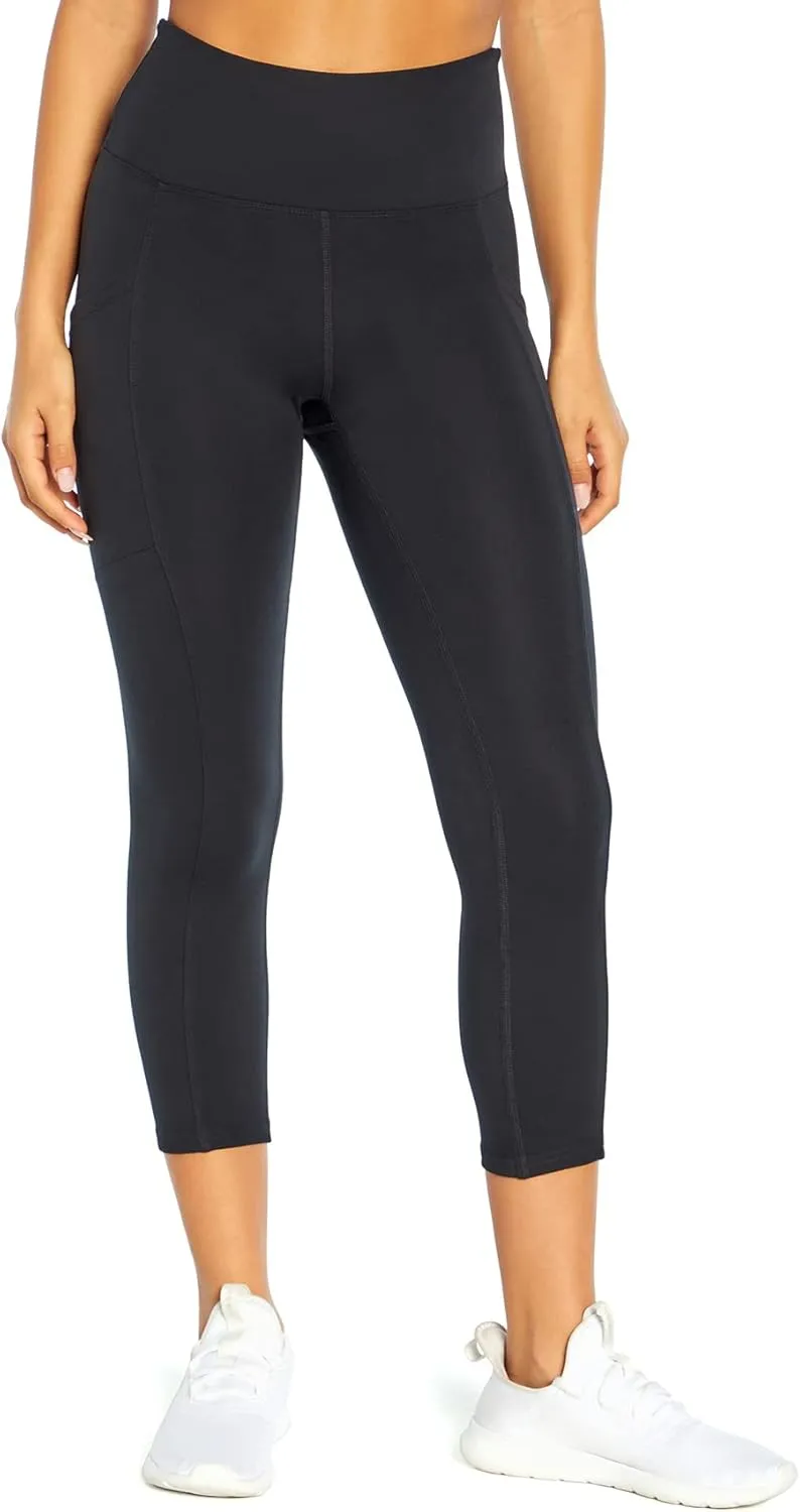 Balance Collection Women's Easy Eclipse High Rise Pocket Capri Legging