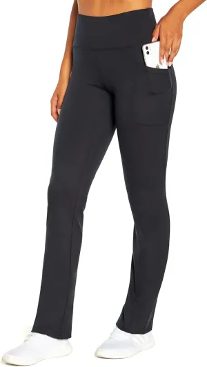 Balance Collection Women's Emilia High Rise Pocket Bootcut Yoga Pant