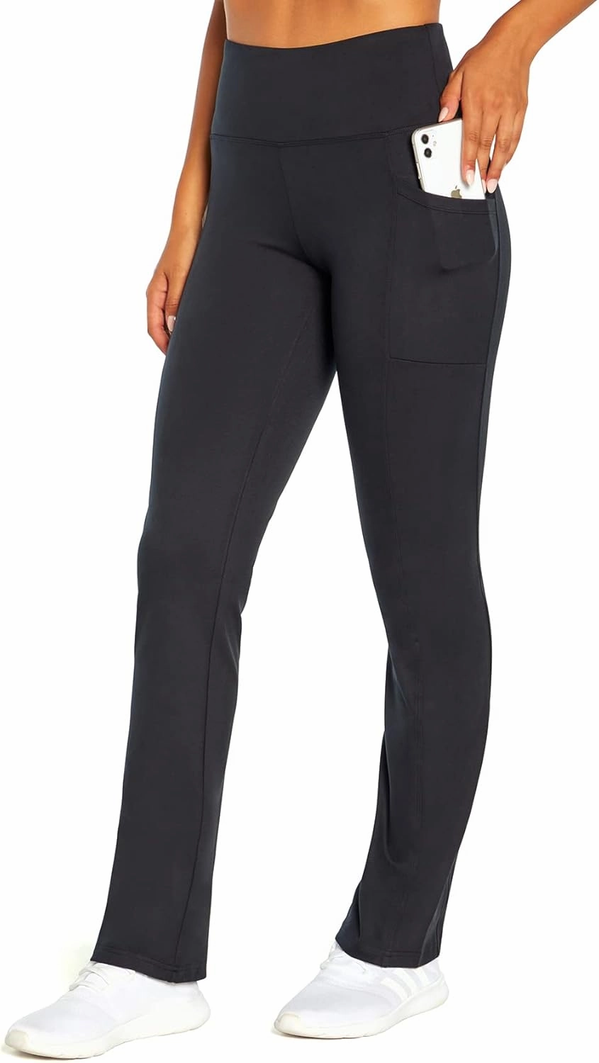 Balance Collection Women's Emilia High Rise Pocket Bootcut Yoga Pant