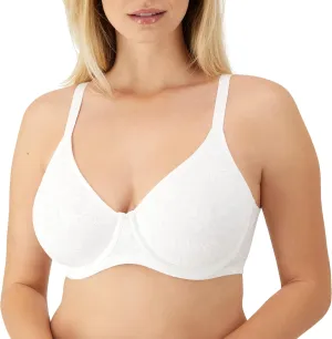 Bali Women's Breathe Lace Underwire Bra, Breathable 2-Ply Modal Bra, Convertible Straps
