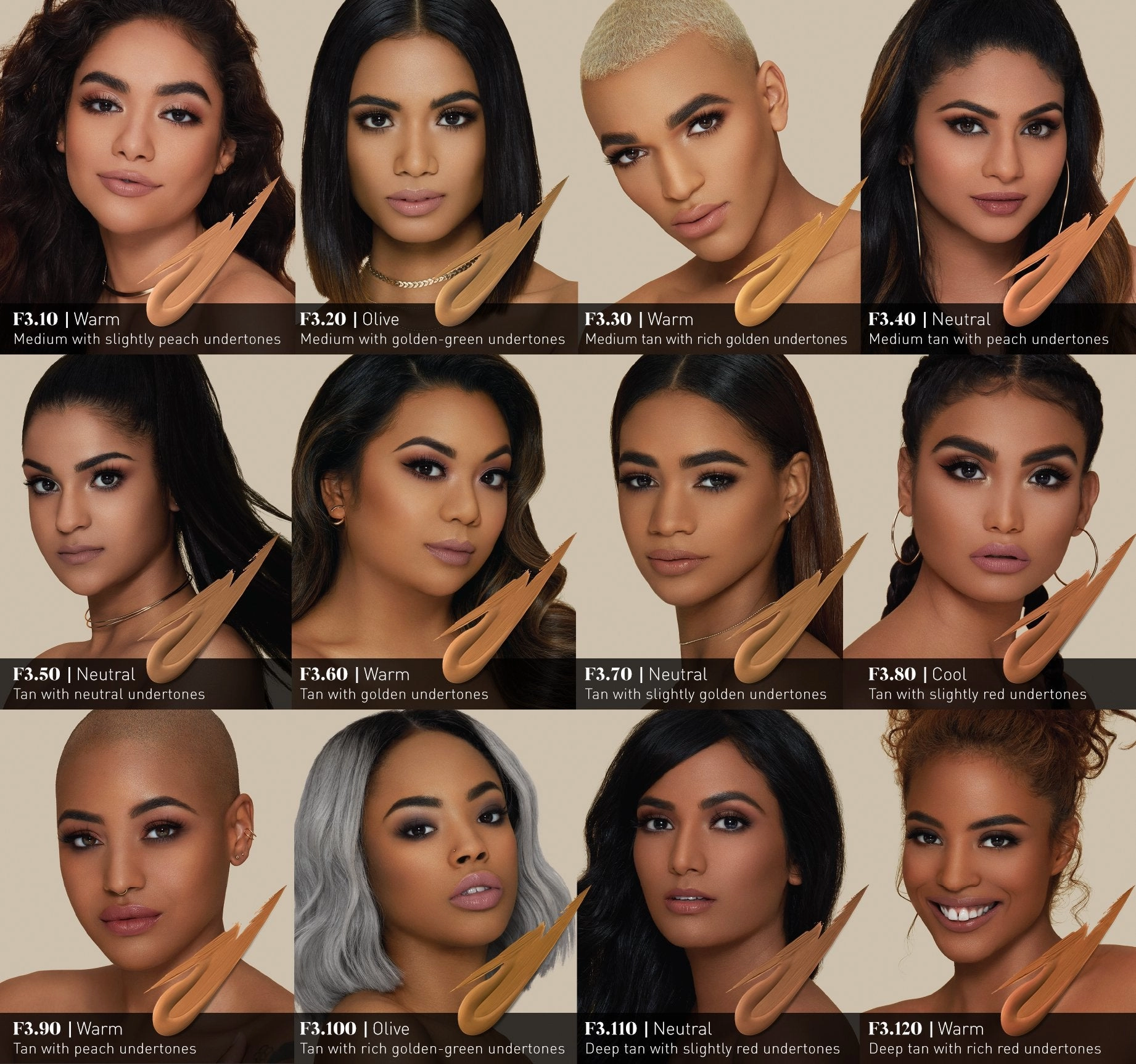 Best-selling FULL-COVERAGE F3.50 FLUIDITY Responsive FOUNDATION -