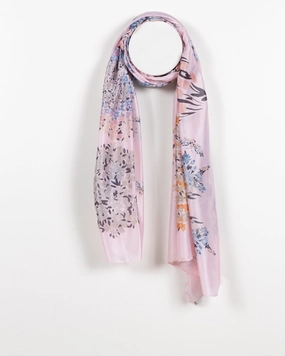 Blush Garden Semi-Sheer Scarf