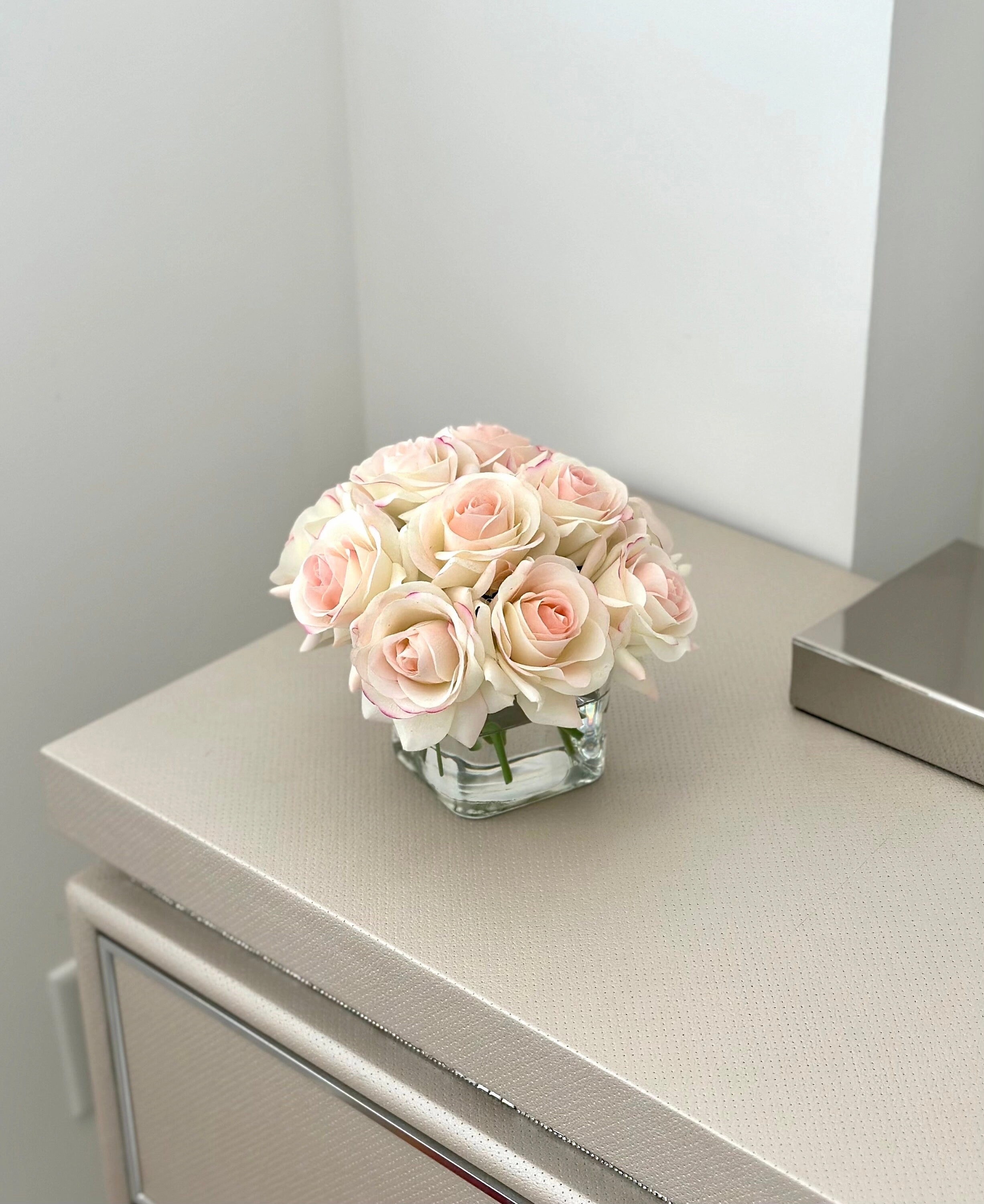Blush Real Touch Rose Arrangement