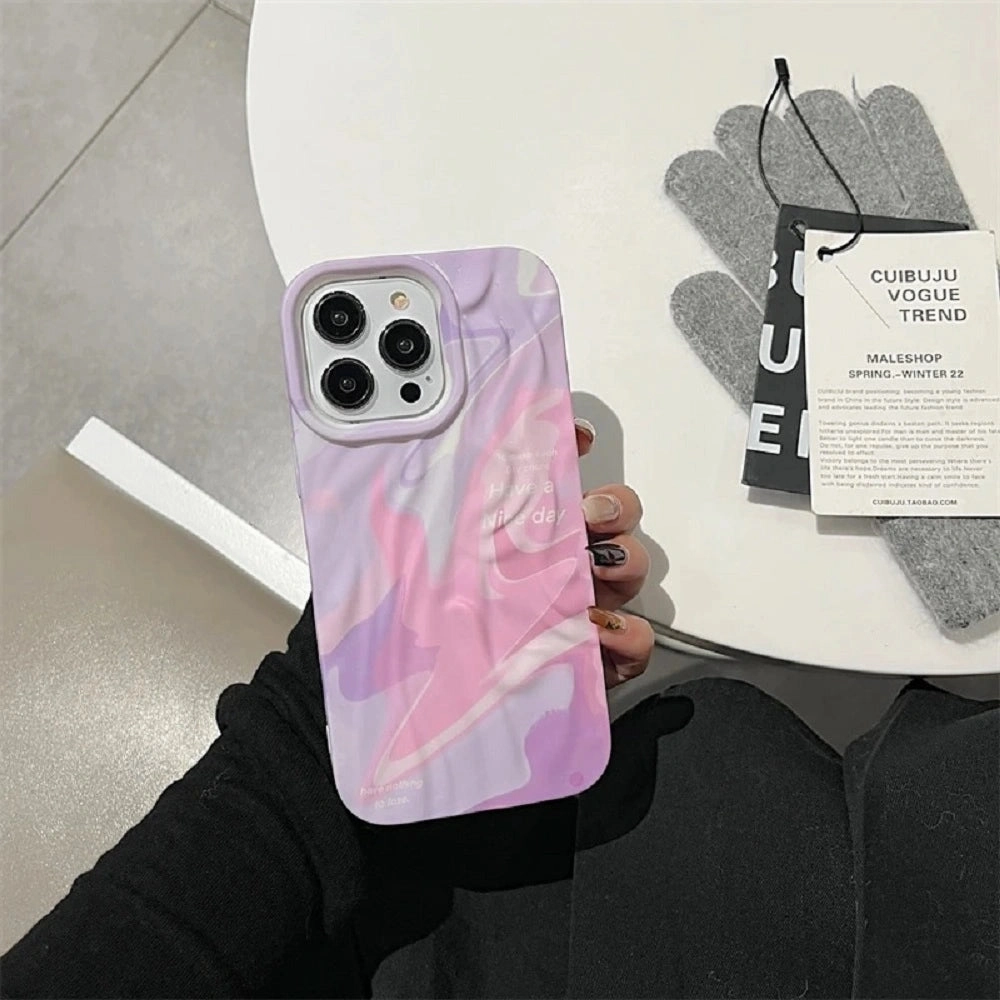 Blush Wave Art Case