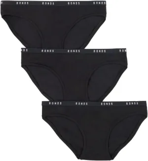 Bonds Women's Underwear Hipster Pack, Luxe Originals Hipster Panties for Women, Cotton/Modal-blend Underwear, 3-pack