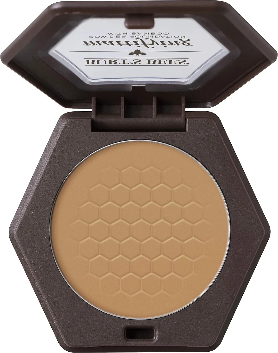 Burts Bees 100% Natural Mattifying Powder Foundation, Nutmeg - 0.3 Ounce (Pack of 2)