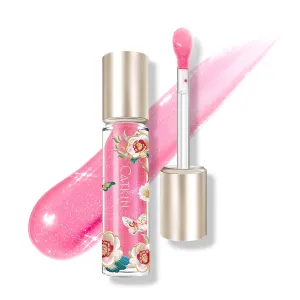 Catkin Lip Plumper Gloss, Tinted Lip Serum with Hyaluronic Acid & Jojoba Oil, Non-sticky Volumizing Hydrating Formula for a High Shine Maximum 3D Look, Plump & Soft Lips 0.12 Fl Oz - C02 Rose Diamond