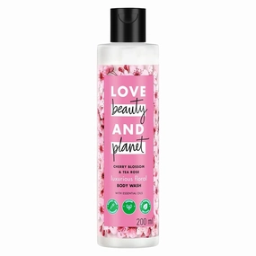 Cherry Blossom & Tea Rose Luxurious Body Wash | Liquid Shower Gel | Hydrating | Paraben Free, 200ml