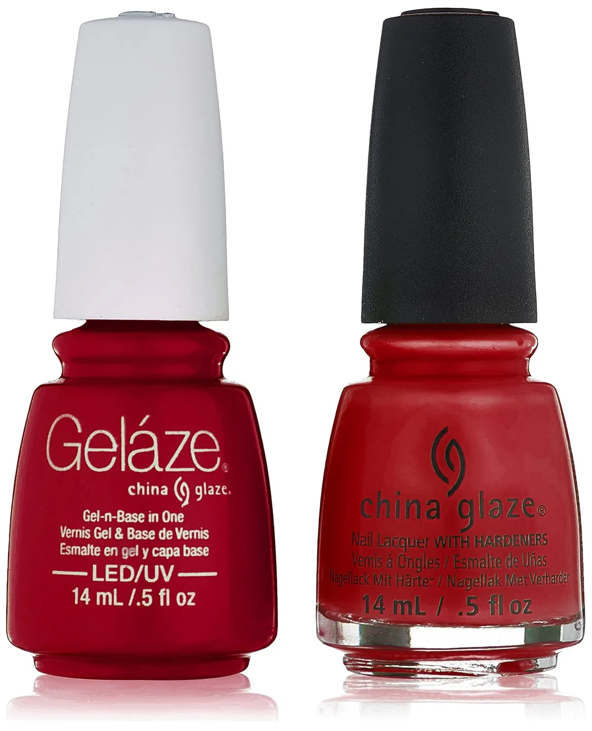 China Glaze Gelaze Tips and Toes Nail Polish, 108 Degrees, 2 Count
