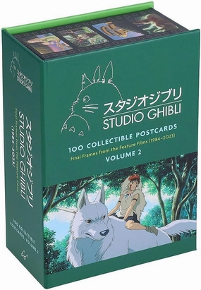 Chronicle Books Studio Ghibli 100 Postcards, Volume 2: Final Frames from the Feature Films (1984–2023)