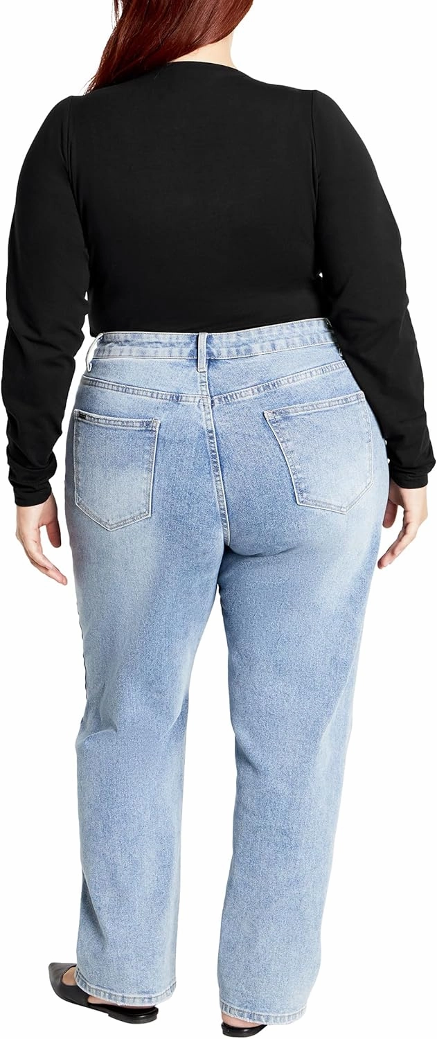 City Chic Plus Size Bodysuit, Amelila Pleat Bodysuit