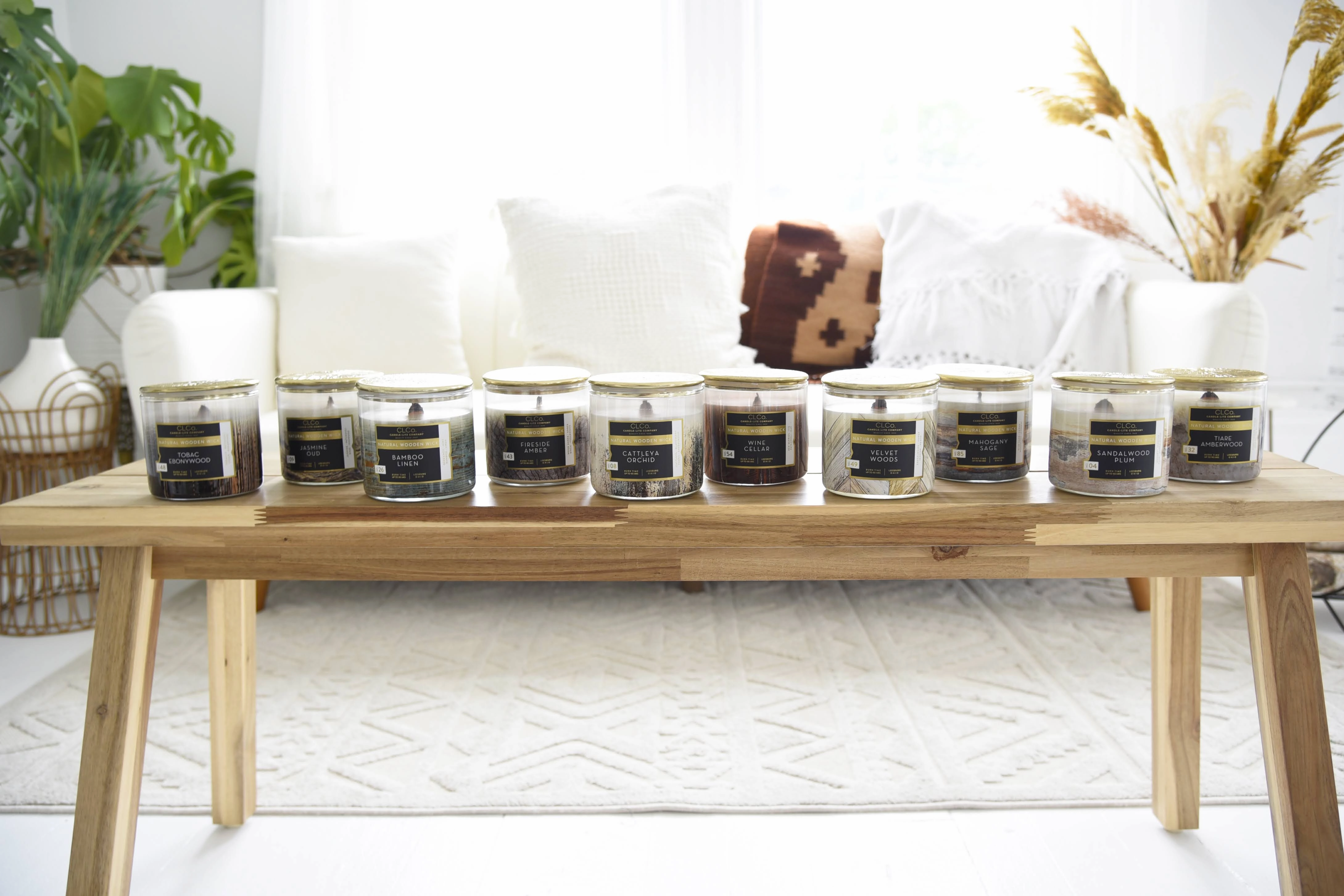 Coconut Noir Wooden-Wick 14oz Jar Candle