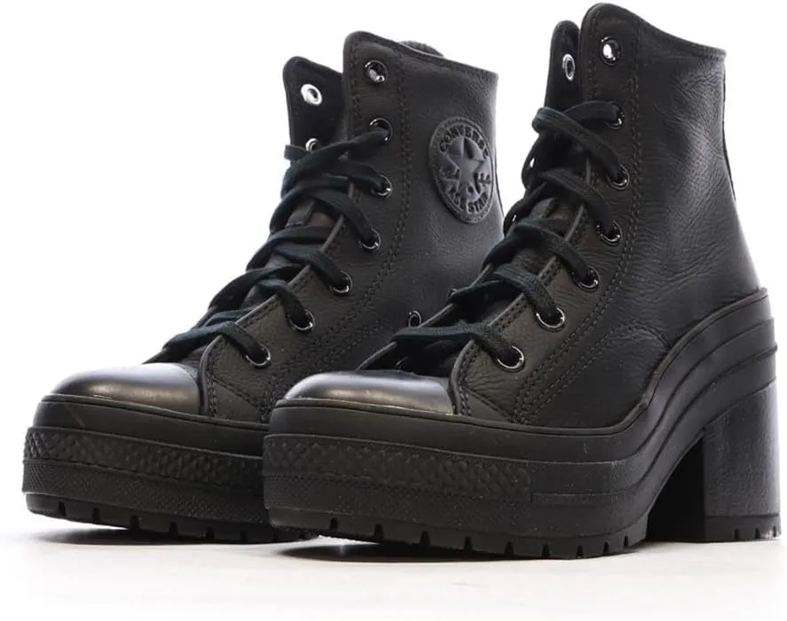 Converse A06145C Men's Chuck 70 De Luxe Heel Leather Heeled Ankle Boots
