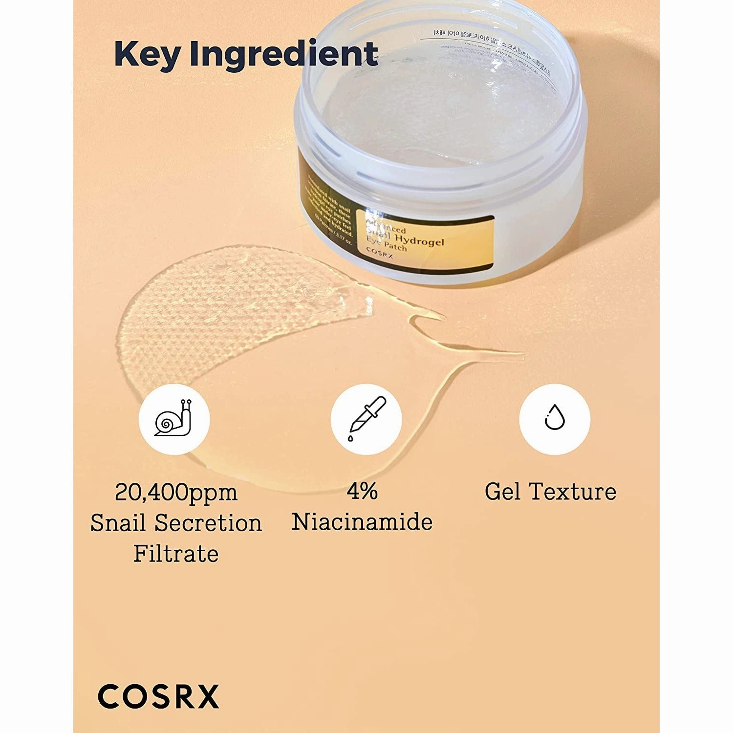 COSRX Advanced Snail Hydrogel Eye Patch 60 Patches