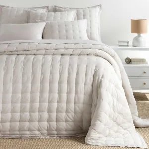 Cozy Cotton Natural Puff, Full/Queen Size, Neutral Solid Pattern