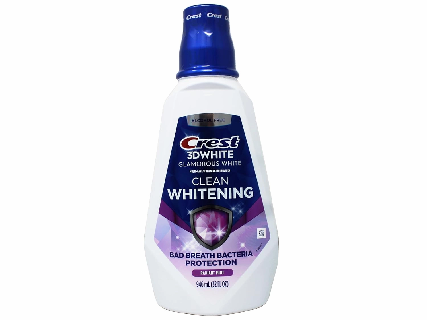 Crest 3D White Luxe Glamorous White Multi-Care Whitening Mouthwash, Fresh Mint (32 Oz, 3 Pk)