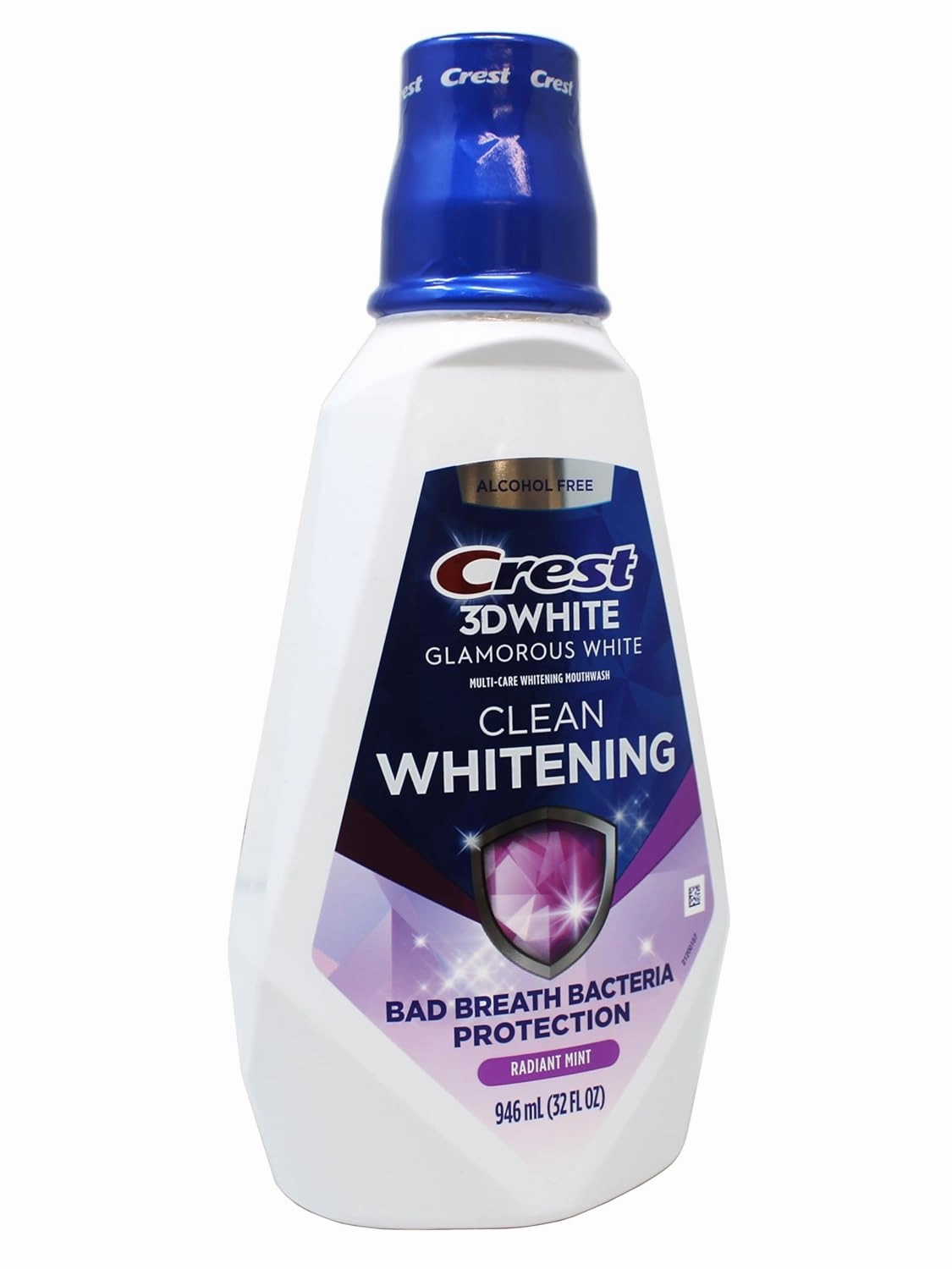 Crest 3D White Luxe Glamorous White Multi-Care Whitening Mouthwash, Fresh Mint (32 Oz, 3 Pk)
