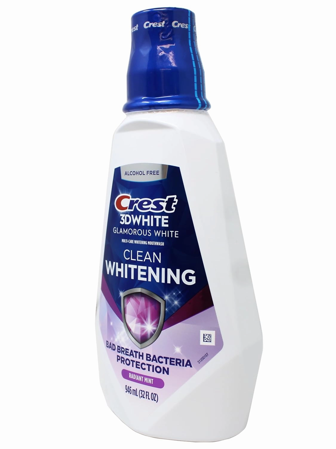 Crest 3D White Luxe Glamorous White Multi-Care Whitening Mouthwash, Fresh Mint (32 Oz, 3 Pk)