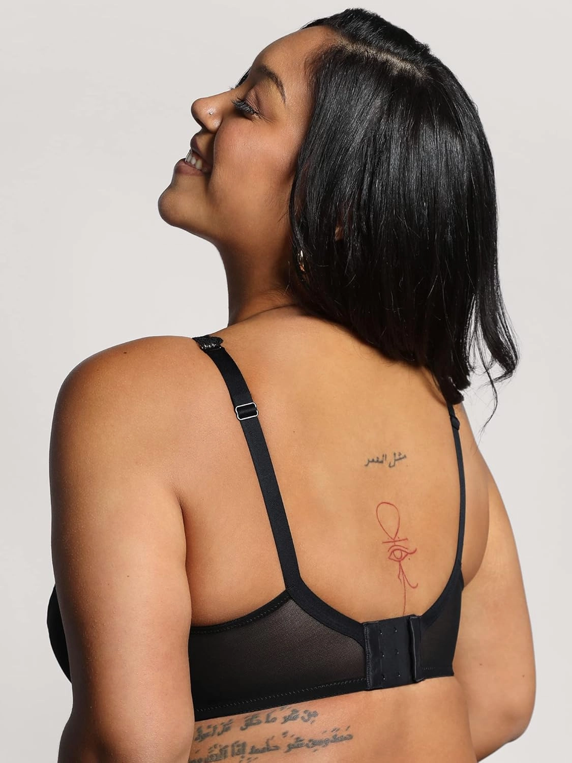 Curvy Couture Women's Plus Size Tulip Lace Push-Up Balconette Bra – Elegant Lift & Support