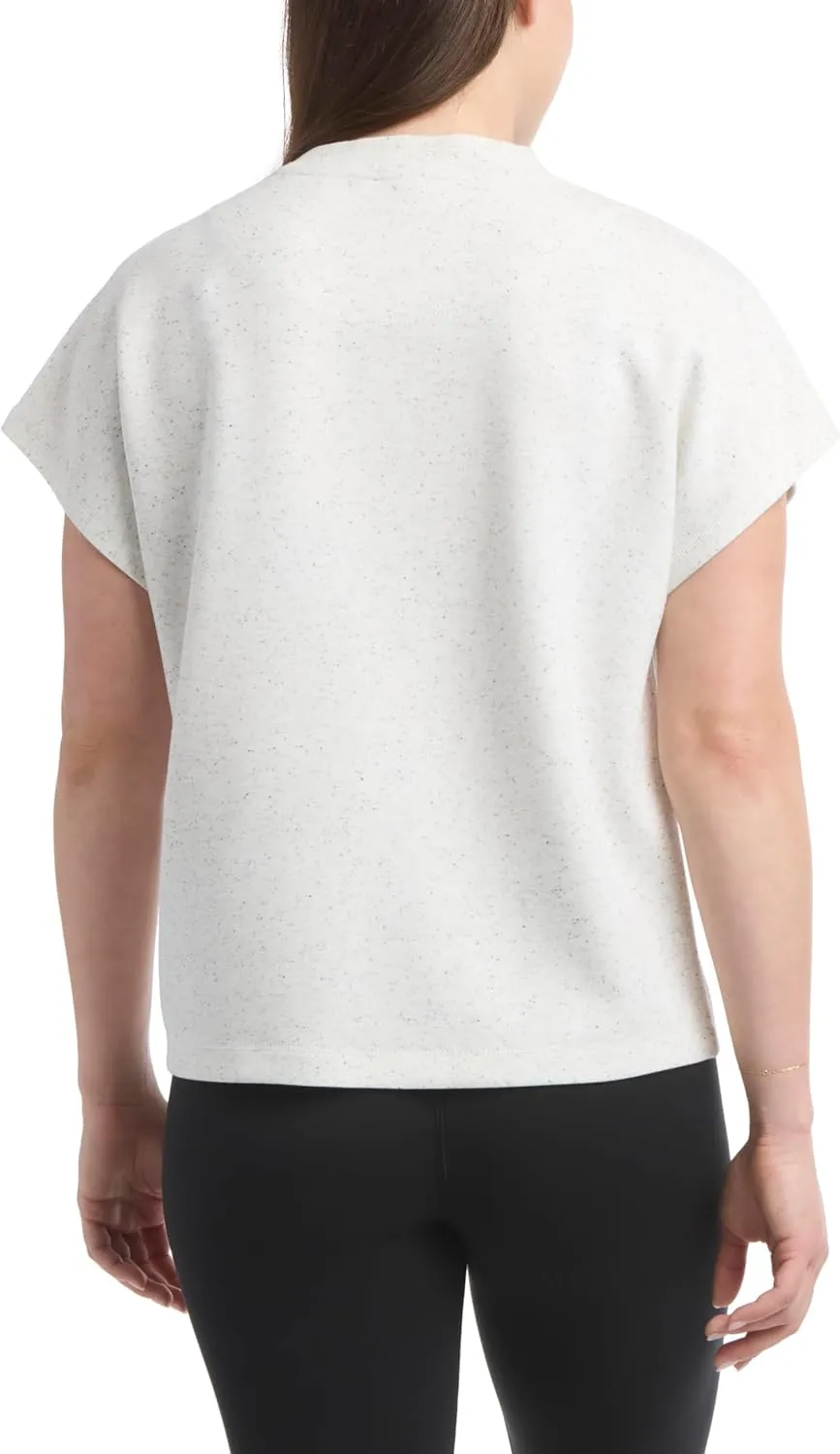 Danskin Women's Short Sleeve Crew Neck Luxe T-Shirt