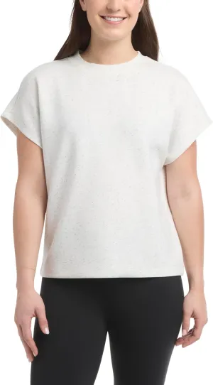 Danskin Women's Short Sleeve Crew Neck Luxe T-Shirt