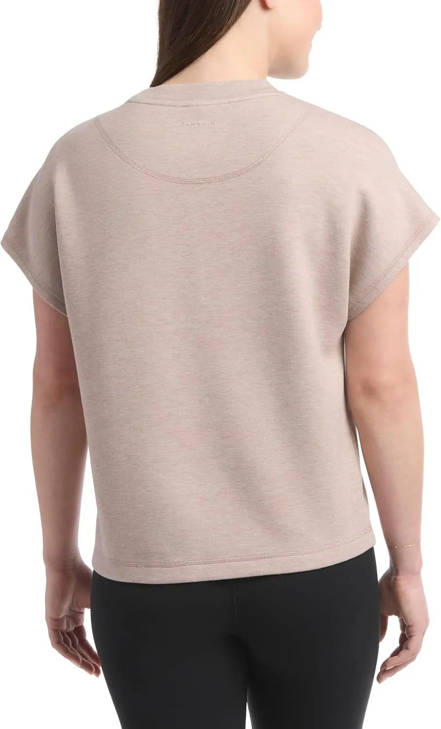 Danskin Women's Short Sleeve Crew Neck Luxe T-Shirt