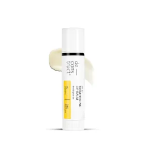 De.construct Brightening Lip Balm with SPF 30 | For Dark, Pigmented, Dry, Flaky Lip | SPF 30 for Sun Damage and Discoloration | Lip Balm for Glossy Buttery Soft Pink Lips | For Women & Men - (4 gm)