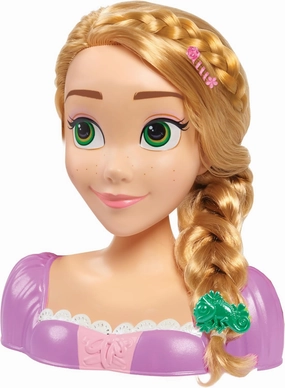 Disney Princess Rapunzel Styling Head, 14-pieces, Pretend Play, Kids Toys for Ages 3 Up by Just Play