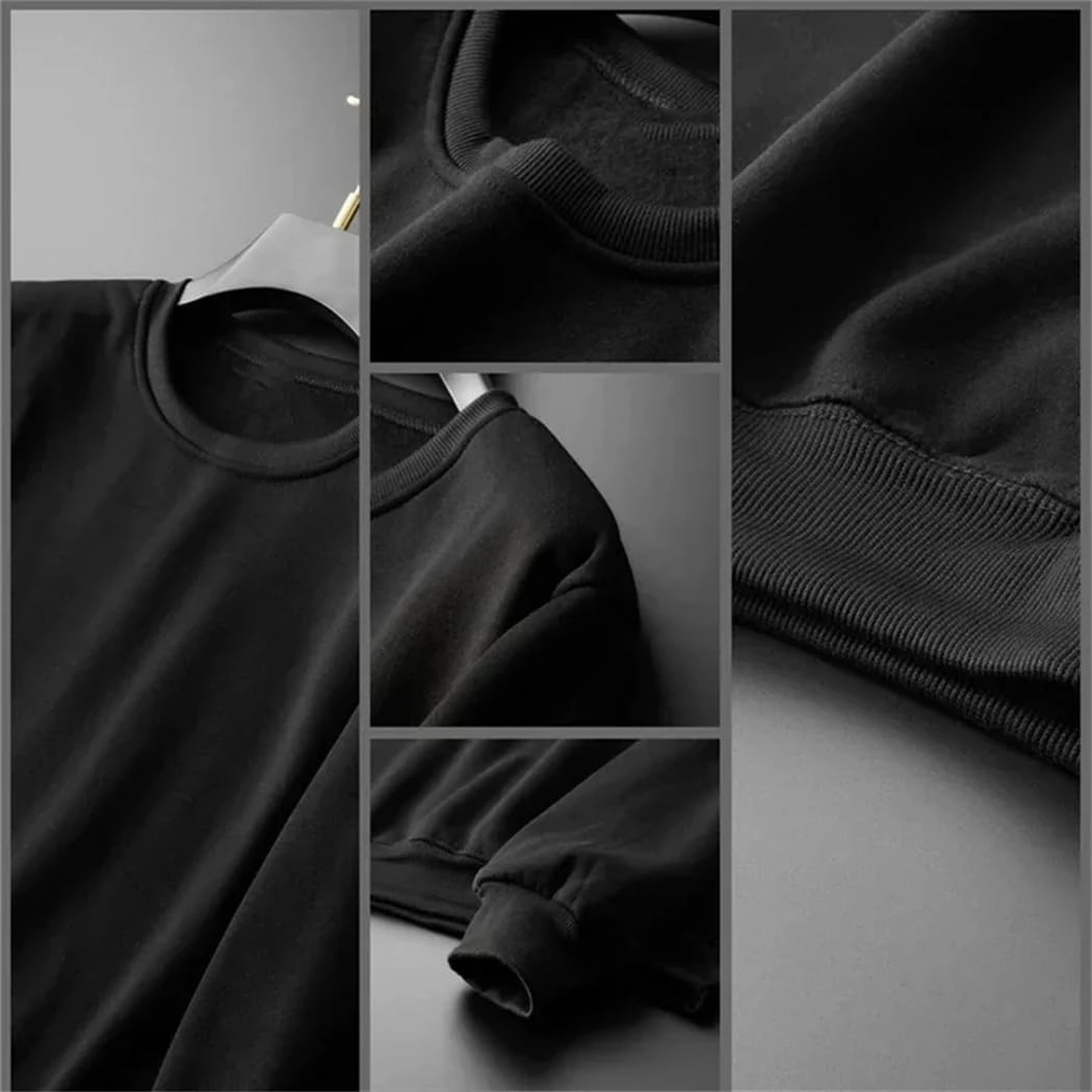 Dvbfufv Men's Women's Casual Sports Golf Round Neck Pullover Sweatshirt  Outdoor Running Pants Set