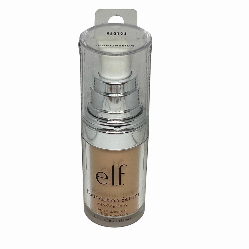e.l.f. Beautifully Bare Foundation Serum SPF 25, Light/Medium 95012U