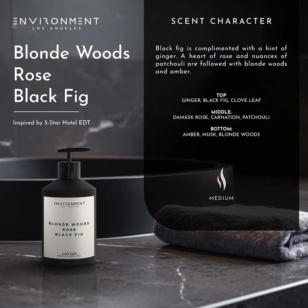ENVIRONMENT Inspired by The EDITION Hotel Blonde Woods Lotion (Blonde Woods | Rose | Black Fig) Black