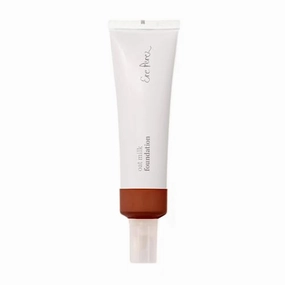 Ere Perez - Natural Oat Milk Liquid Foundation | Breathable, Buildable, Med-Full Coverage, Dewy | Peach Extract, Vitamin E | Vegan, Cruelty-Free, Clean Beauty (Dolce | dark warm, 1 fl oz | 30 ml)