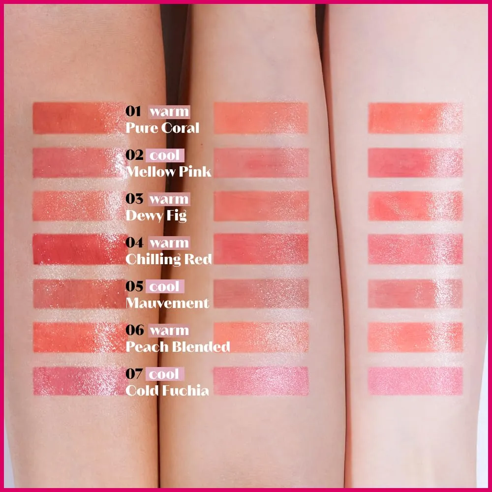 ETUDE Glow Fixing Tint #2 Mellow Pink | Non-sticky Glossy Shine Lip stain | Fills up with comfortable moisture | Tinting for dry lips