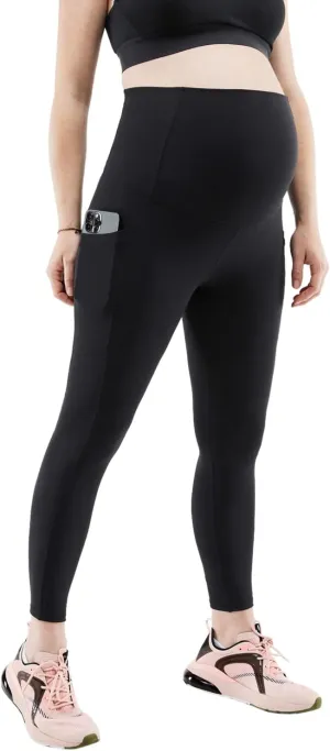 Fabletics Women's PureLuxe High-Waisted Maternity 7/8 Legging, Workout, Yoga, Light Compression, Buttery Soft
