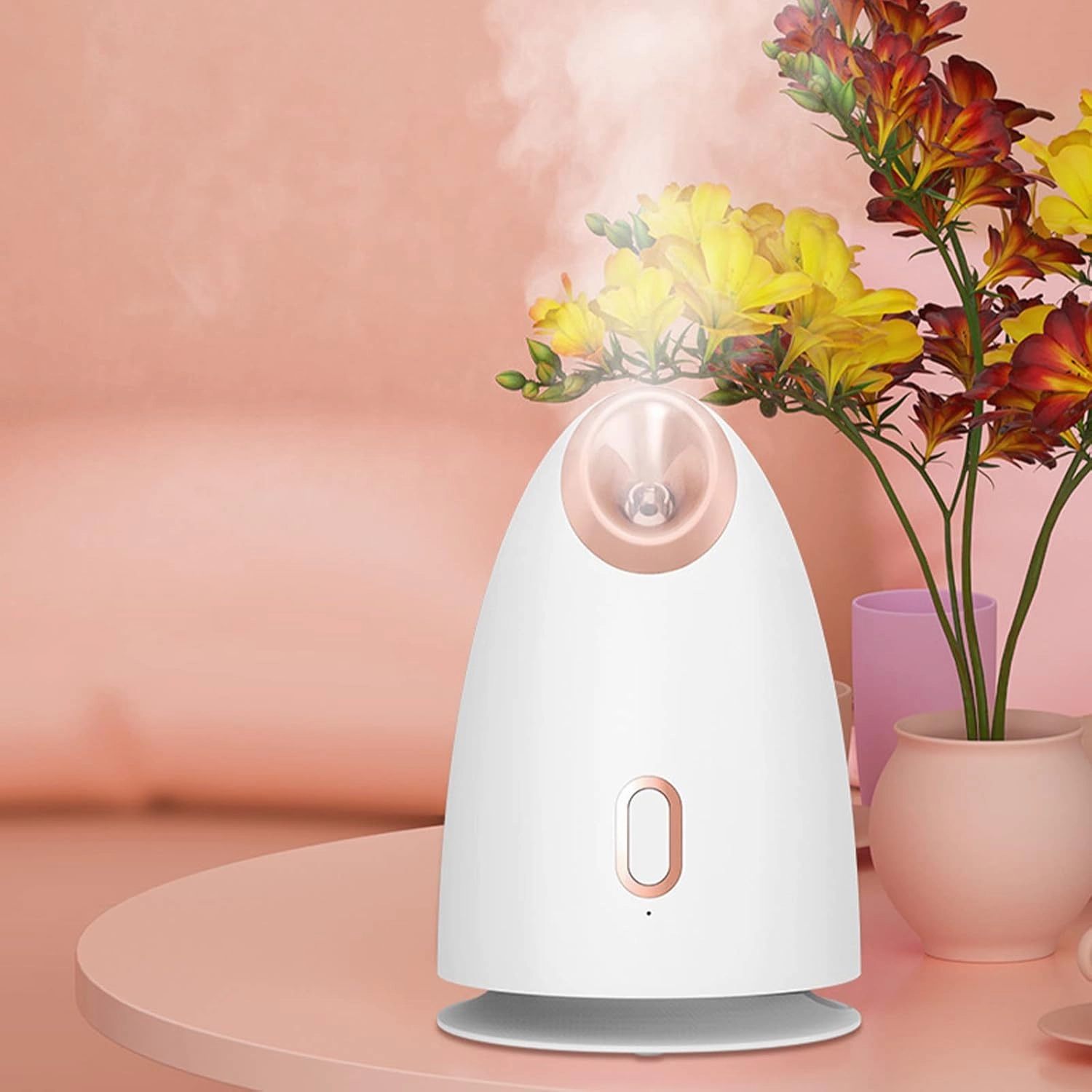 Facial Steamer Nano Ionic Steamer for Home Face Sauna SPA Sinuses Moisturizing Hot Warm Mist Humidifier Atomizer for Unclog Pores Rejuvenate &Hydrate Your Skin for Youthful Complexion
