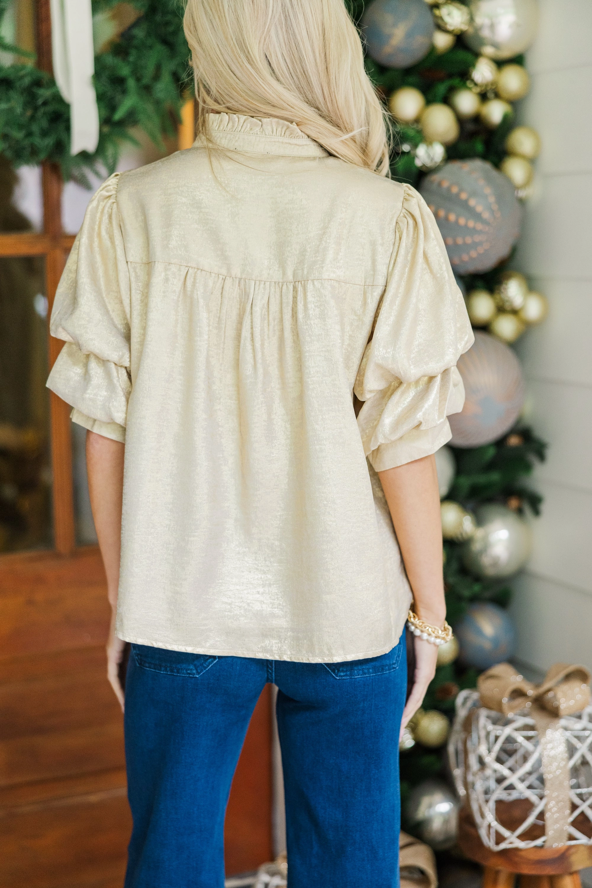 Fate: In Your Heart Gold Blouse