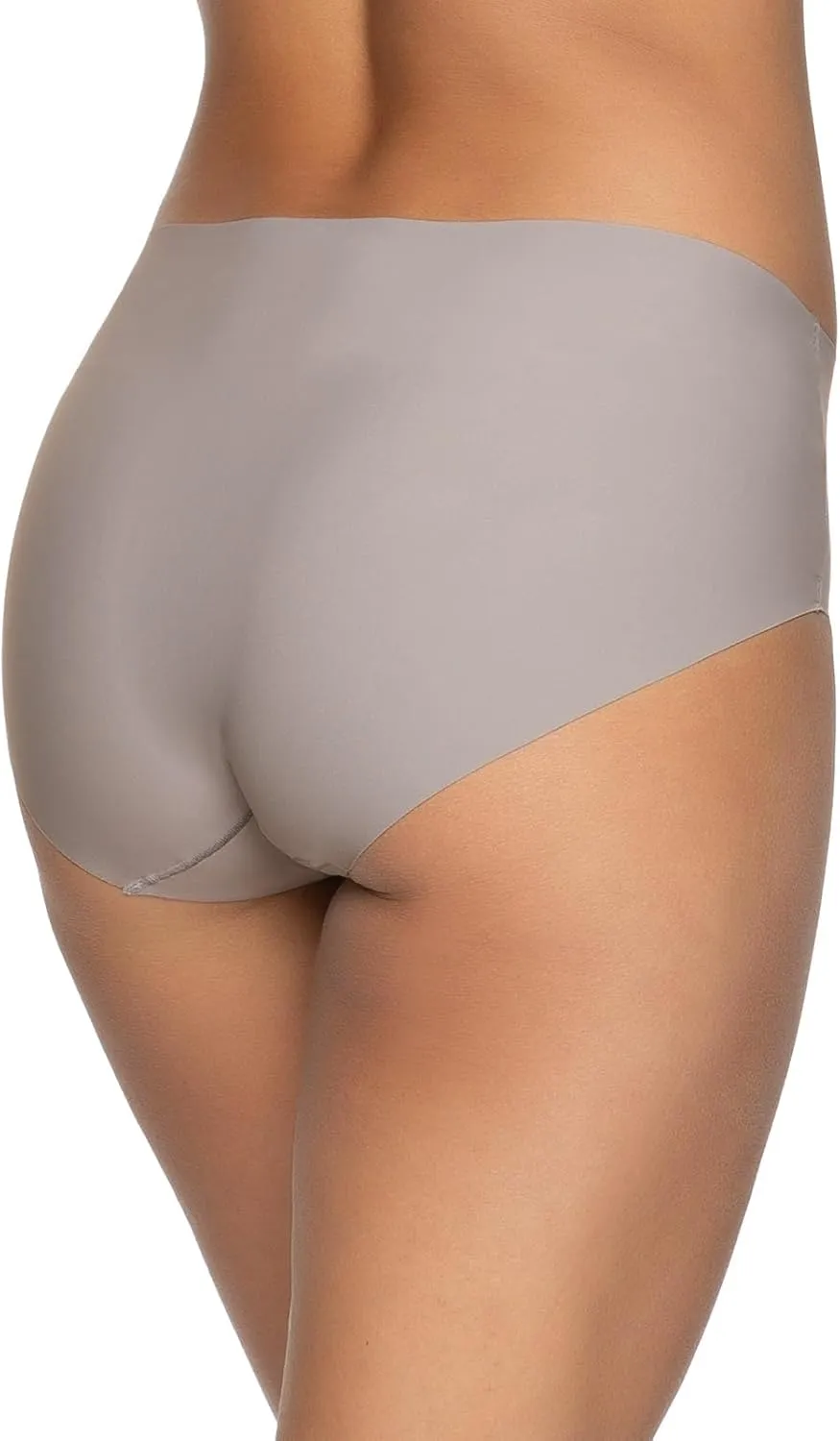 Felina - No Show Elastic-Free Hipster Underwear 5-Pack Invisible Underwear for Women, Lightweight & Comfortable