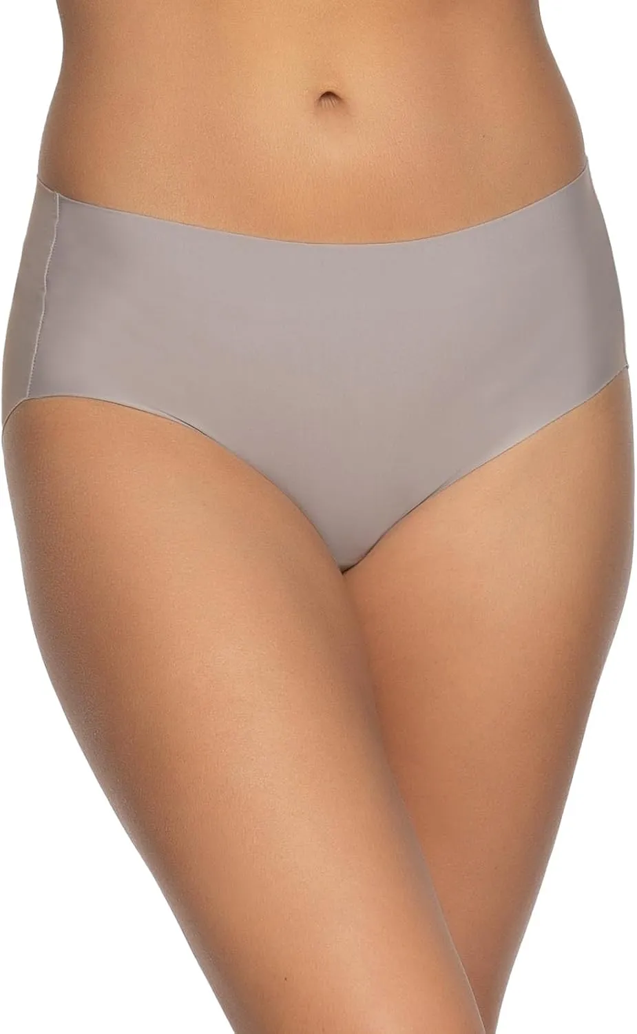 Felina - No Show Elastic-Free Hipster Underwear 5-Pack Invisible Underwear for Women, Lightweight & Comfortable